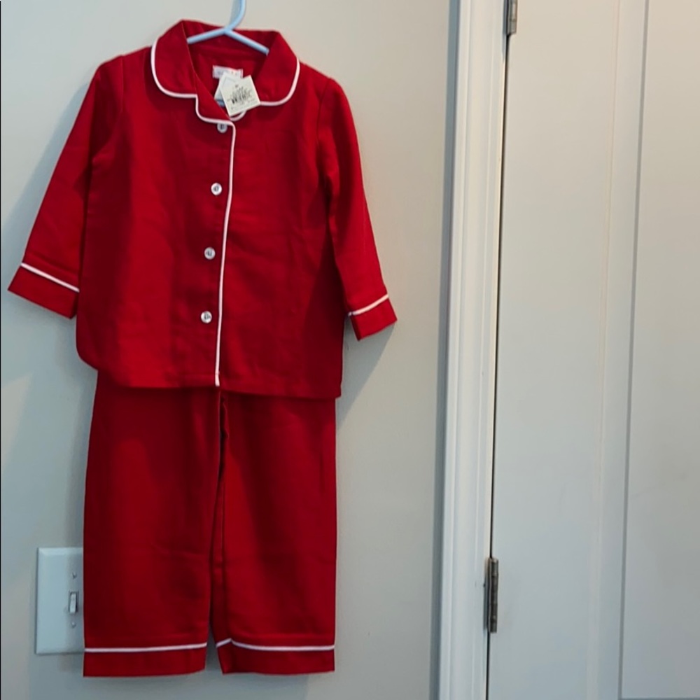 COPY - Red PJ set (monogram-able)